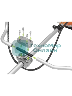 Мотокоса CARVER GBC-052M 1500Вт 2х-тактный 52см3 1л нож 230мм леска2.4мм