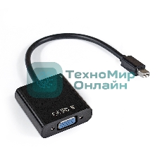 Кабель-переходник ExeGate EX284923RUS miniDisplayPort-VGA ExeGate EX-mDPM-VGAF-0.15 (mini20M/15F, 0,15м)