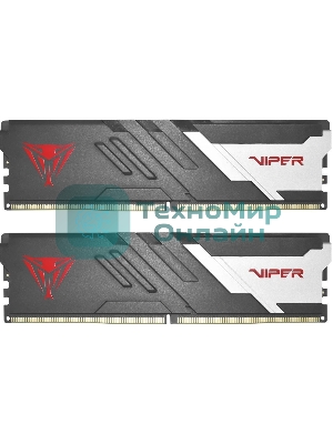 Оперативная память Patriot Viper Venom, DDR5, 32GB (2x16GB), 6800MHz, CL34, DIMM, с радиатором, черный