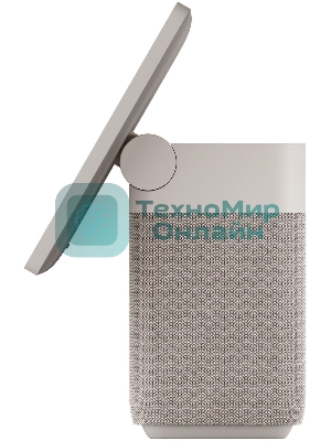 Умная колонка Яндекс Станция Дуо Макс, 60Вт, с экраном, 2 динамика, часы, камера, Wi-Fi, Bluetooth 5.2, Zigbee, Алиса, бежевый