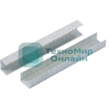 Скобы Gross 41706 6 мм, для мебельного степлера, усиленные, тип 53, 1000 шт.