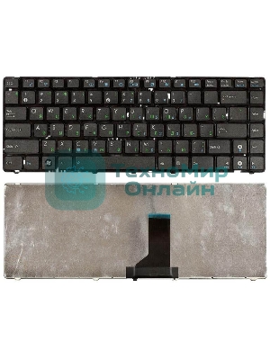 Клавиатура для ноутбука Asus UL30 K42 K43 X42 U41 черная с рамкой