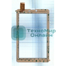 Сенсорное стекло (тачскрин) DP070177 белое