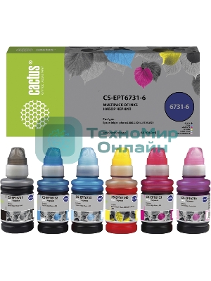Чернила Cactus CS-EPT6731-6
