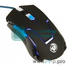 Мышь проводная Dialog Gan-Kata MGK-12U черный, 2400 dpi, USB, кнопки - 6