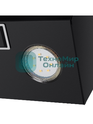 Вытяжка каминная Maunfeld Bridge 60 нержавеющая сталь/черное стекло, 60 см, 850 куб. м/ч, 51 дБ