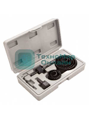 Набор кольцевых пил Matrix по дереву, 19-64 мм 11 предм