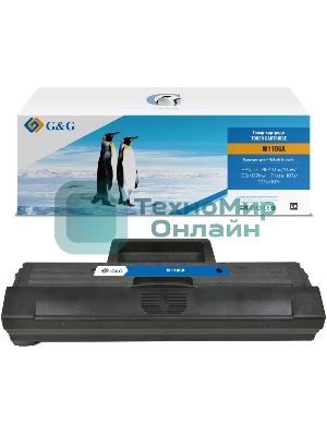 Картридж лазерный G&G GG-W1106A черный (1000 стр.) для HP Laser 107a/107r/107w/135a MFP/135r MFP/135w MFP/137fnw MFP