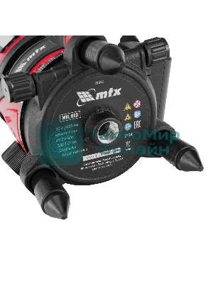 Лазерный уровень MTX MXL RED, 30 м, красный луч, акк. Li 2400 mAh, сумка, резьба 5/8