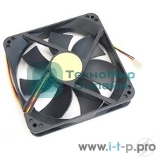 Вентилятор для корпуса Gembird черный, 40 мм, 4000 об/мин, 30 дБ, 3 pin