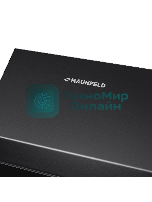 Вытяжка каминная Maunfeld Bridge 60 нержавеющая сталь/черное стекло, 60 см, 850 куб. м/ч, 51 дБ