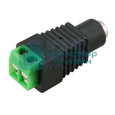 Разъем питания PROconnect гнездо 2.1х5.5 мм с клеммной колодкой