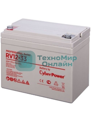 Батарея для ИБП PS CyberPower RV 12-33/12 В 33 А·ч