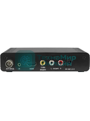 Приставка для цифрового ТВ Cadena CDT-2351SB черный, DVB-T2, DVB-T, HDMI, USB 2.0