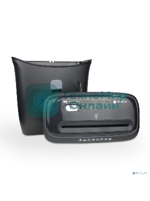 Шредер ГЕЛЕОС УД14-5, (DIN P-5), фрагмент 1,9х12мм, 5-6 лист (70г/м2), скобы, 14 литров