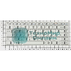 Клавиатура для ноутбука Sony Vaio VPC-Y белый с серебристой рамкой