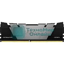 Оперативная память Kingston Fury Beast, DDR4, 32Gb (1x32GB), 3600MHz, CL18, DIMM, радиатор, черный