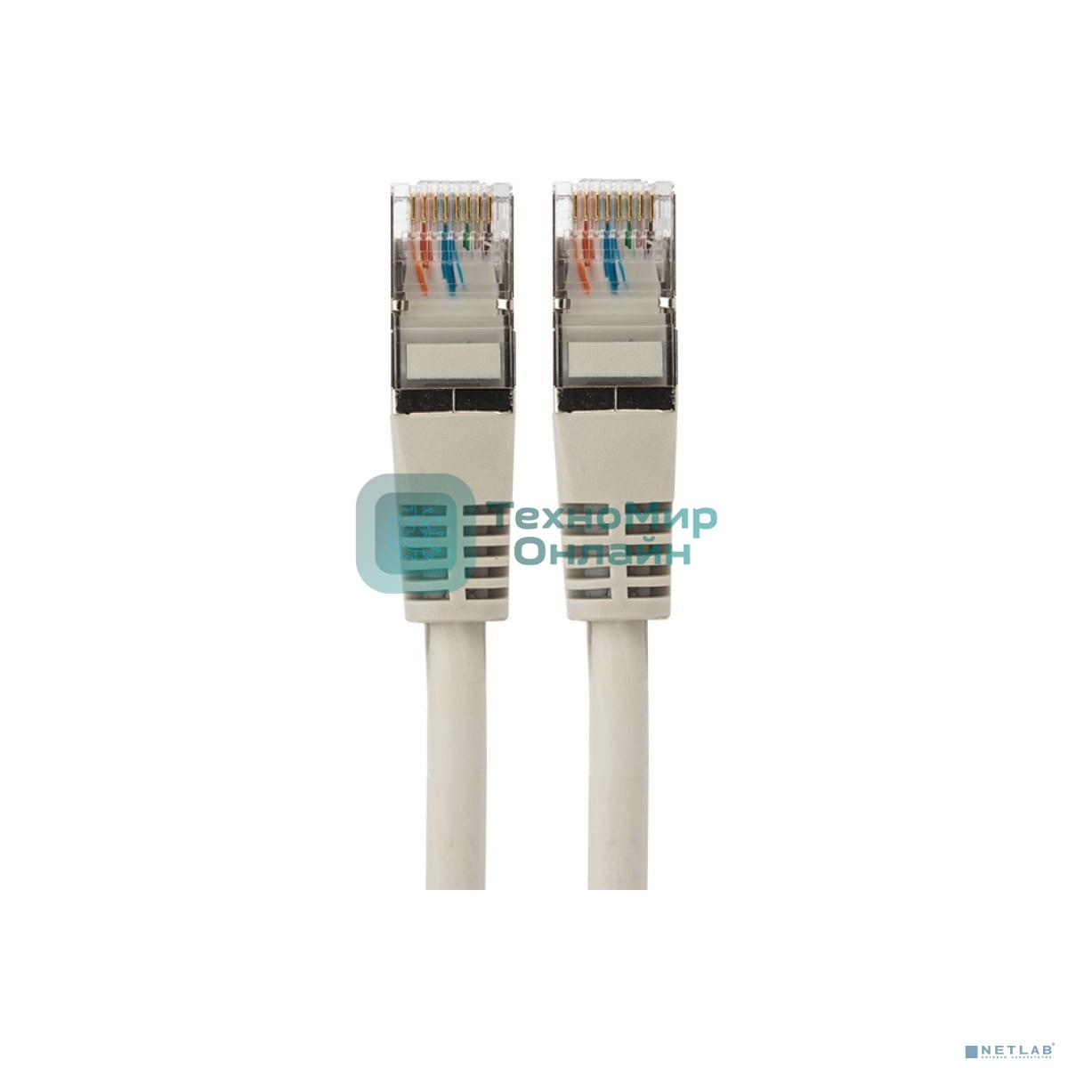 Шнур коммутационный Rexant патч-корд U/UTP RJ45-RJ45, cat.5e, LSZH серый, 2м