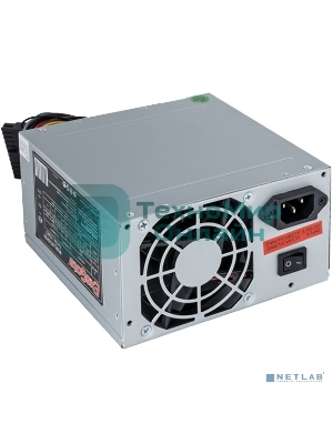 Блок питания ExeGate CP600 (EX292144RUS), 600Вт, 80мм, серебряный