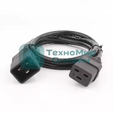 Шнур сетевой Rexant IEC 320 C19 – IEC 320 C20 3x1,5мм², 5м