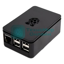 Компьютерный корпус ACD RA179 черный для микрокомпьютера Raspberry Pi 3 черный ABS Plastic case with Logo for Raspberry Pi 3
