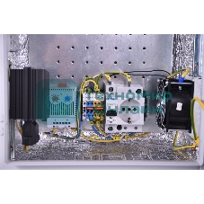 Шкаф ЭКОНОМ уличный всепогодный настенный укомплектованный (В400 Ш400 Г250), комплектация T2-IP65