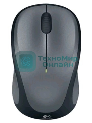 Мышь беспроводная Logitech M235 серый/черный, 1000 dpi, радиоканал, USB, кнопки - 3