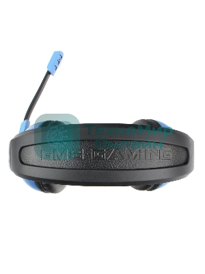 Гарнитура Gembird MHS-G55 черный/синий, проводная