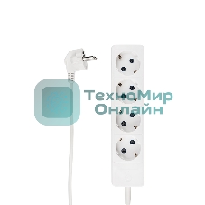 Удлинитель PROconnect OPTIMA 4 гнезда, 5 м, 2х0.75 мм², б/з, белый