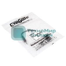 Кабель-разветвитель аудио Exegate EX284946RUS EX-CCA-415-0.3 (3.5мм Jack M/2x3.5мм Jack F, 0,3м)