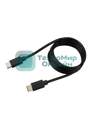 Кабель Rexant Type-C - Type-C 2A/1м/PVC/черный