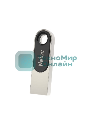 Флешка USB Netac U278 (NT03U278N-064G-20PN), 64Gb, USB 2.0, R/W 50/10, серебристый/черный