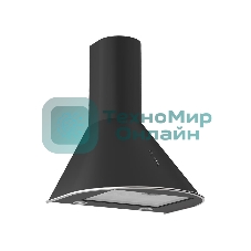 Вытяжка каминная Elikor Омега 60П-650-К3Д черный/нерж.сталь, 60 см, 650 куб. м/ч, 60 дБ