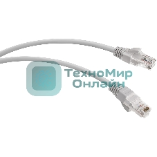 Патч-корд WRline WR-PC-RJ45-UTP-5E-2-GY UTP RJ-45 вил.-вилка RJ-45 cat.5e 2м серый LSZH (уп.:1шт)