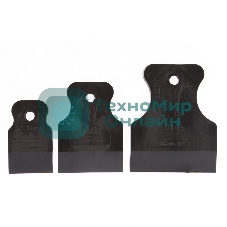 Набор шпателей Matrix 40-60-80 мм, черная резина, 3 шт.