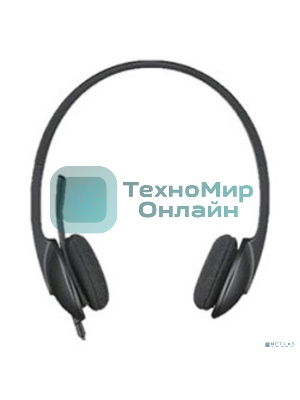 Гарнитура проводная Logitech Headset H340 USB graphite