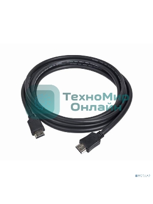Кабель Cablexpert HDMI CC-HDMI4-20M, 19M/19M, v2.0, медь, позол.разъемы, экран, 20м, черный, пакет