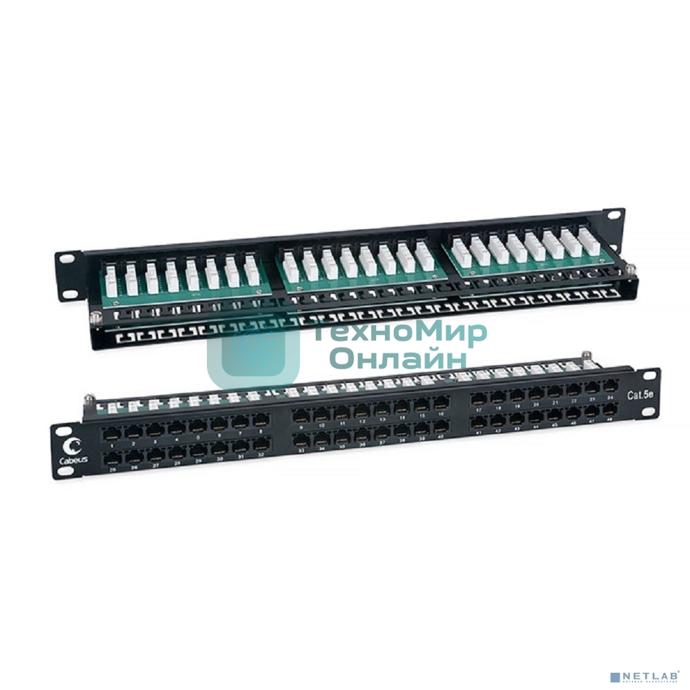 Комм. патч-панель Cabeus, 19
