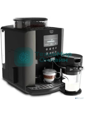 Кофемашина Krups Arabica Latte EA819E10 1450Вт черный/коричневый
