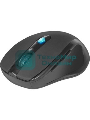 Мышь беспроводная Defender Ultra MM-315 черный, 1600 dpi, радиоканал, USB, кнопки - 6