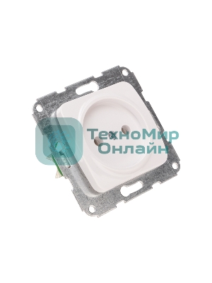 Розетка Kranz 1-ая DEA б/з с/у 10А мех. белый (1/10/120)