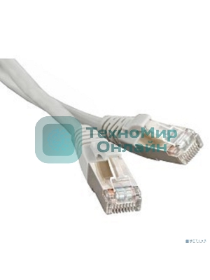 Патч-корд Hyperline PC-LPM-STP-RJ45-RJ45-C6-1M-LSZH-GY Патч-корд F/UTP, экранированный, Cat.6, LSZH, 1 м, серый