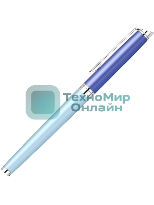 Ручка перьевая Waterman Hemisphere Colour Blocking (2179924) Blue CT, сталь нержавеющая, F, подарочная коробка