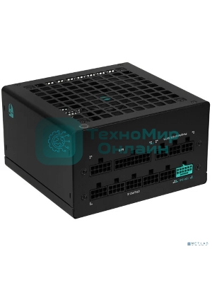 Блок питания Deepcool/GamerStorm PQ750G (ATX 3.1, 750W, Full Cable Management, PWM 120мм fan, 80 PLUS GOLD, Active PFC + Half Bridge + DC/DC, Full Japanese Capasitors, Gen5 PCIe) RET