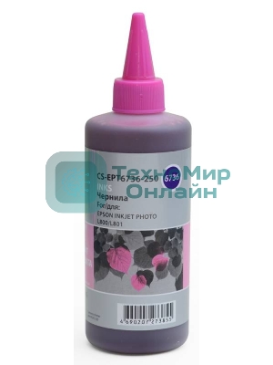 Чернила Cactus CS-EPT6736-250 светло-пурпурный 250мл для Epson L800/L810/L850/L1800