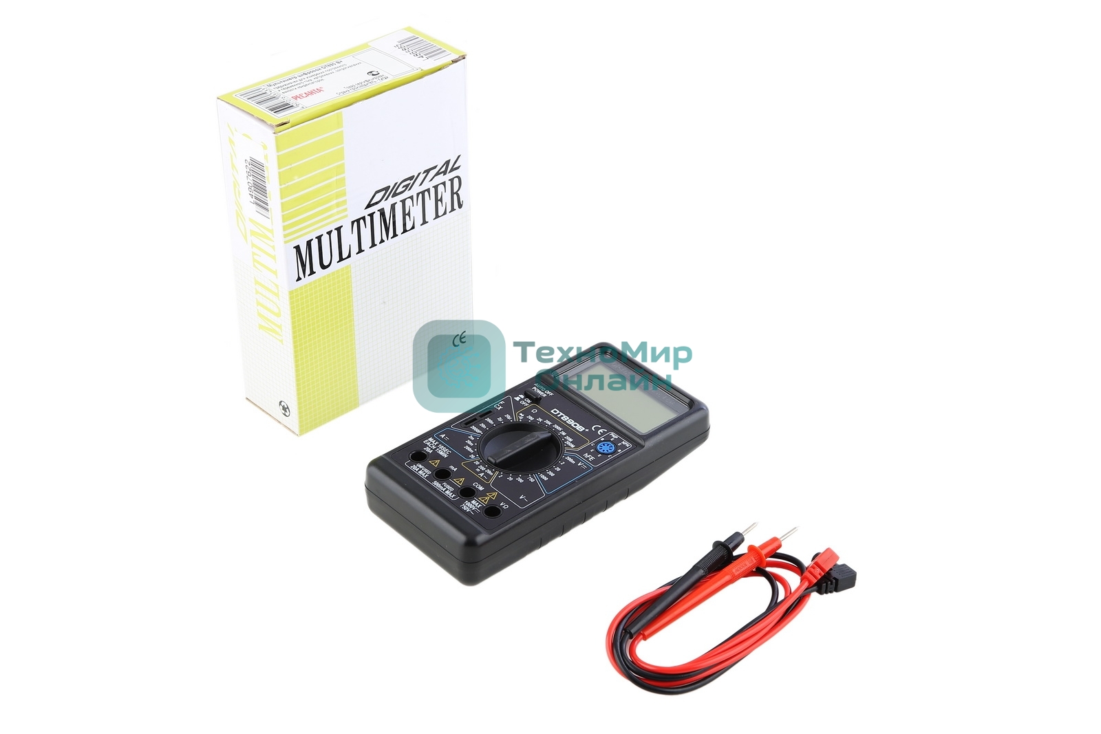 Инструменты Ресанта DT 890 B+ Мультиметр 61/10/224 3,5 разр ж/к дисплей, 30 режимов