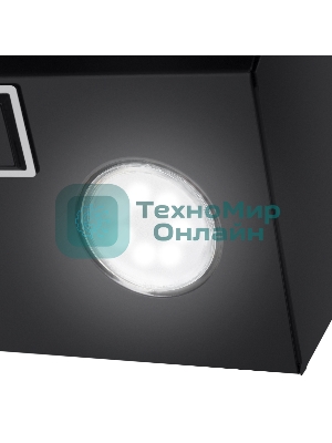 Вытяжка каминная Maunfeld Bridge 60 нержавеющая сталь/черное стекло, 60 см, 850 куб. м/ч, 51 дБ