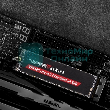 Накопитель SSD Patriot Viper VP4300 Lite, 2Tb, PCIe 4.0 x4, M.2 2280, NVMe, R/W 7400/6400, с радиатором