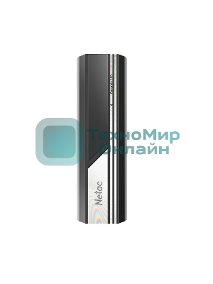 Внешний SSD Netac ZX10, 2TB, USB 3.2 Gen 2 Type-C, R/W 1050/1050, черный