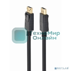 Кабель Filum Display port 1.8 м., ver.1.2, медь, черный, разъемы: Display port male- Display port male, пакет. FL-C-DP1.2M-DP1.2M-1.8M (894196)